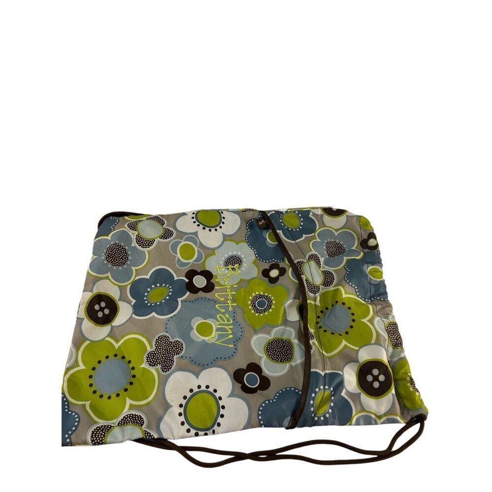 Thirty-one 31 blue green cinch sack‎ “Brittany” 18x14"